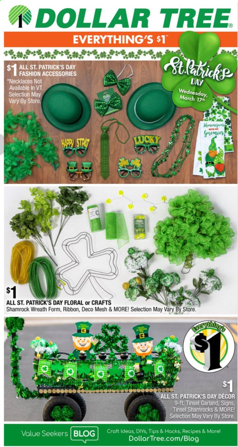 Dollar Tree Weekly Ad Flyer February 28 to March 13