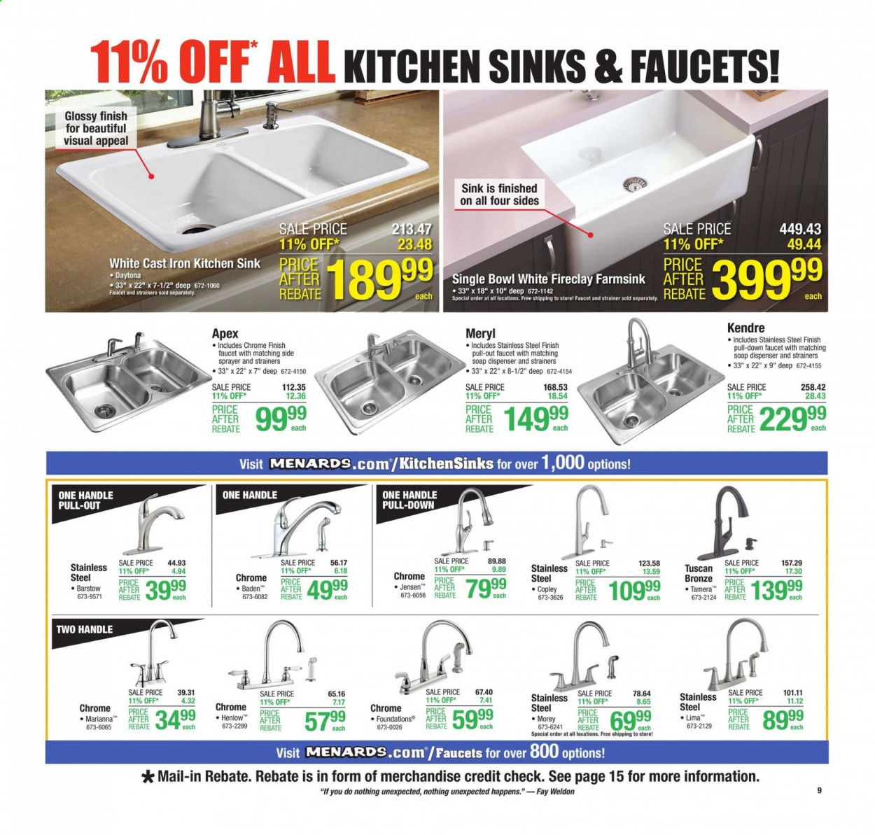 Menards Weekly Ad Flyer February 28 to March 6