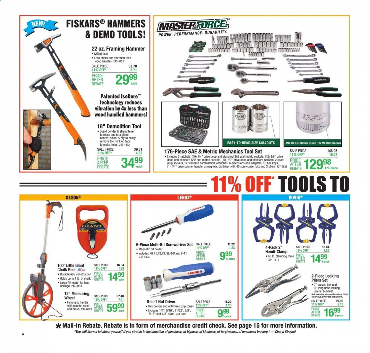 Menards Weekly Ad Flyer February 28 to March 6
