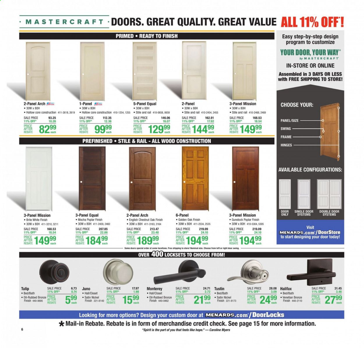 Menards Weekly Ad Flyer February 28 to March 6