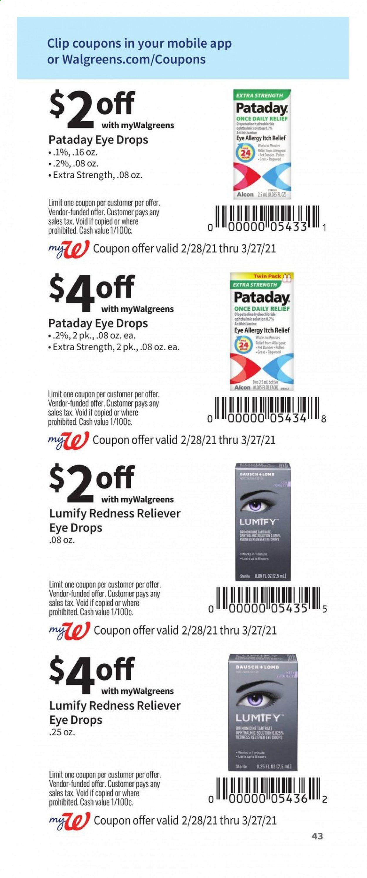 Walgreens Weekly Ad Flyer February 28 to March 27
