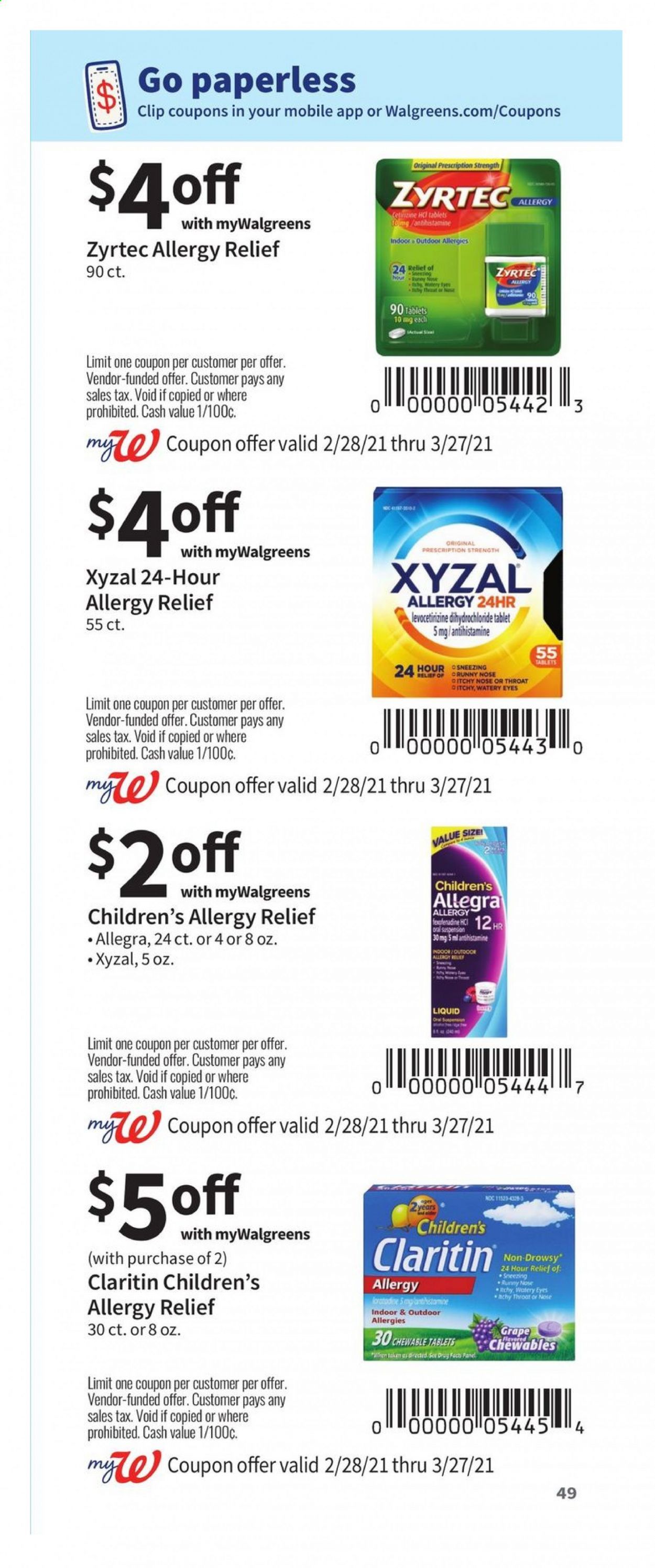 Walgreens Weekly Ad Flyer February 28 to March 27