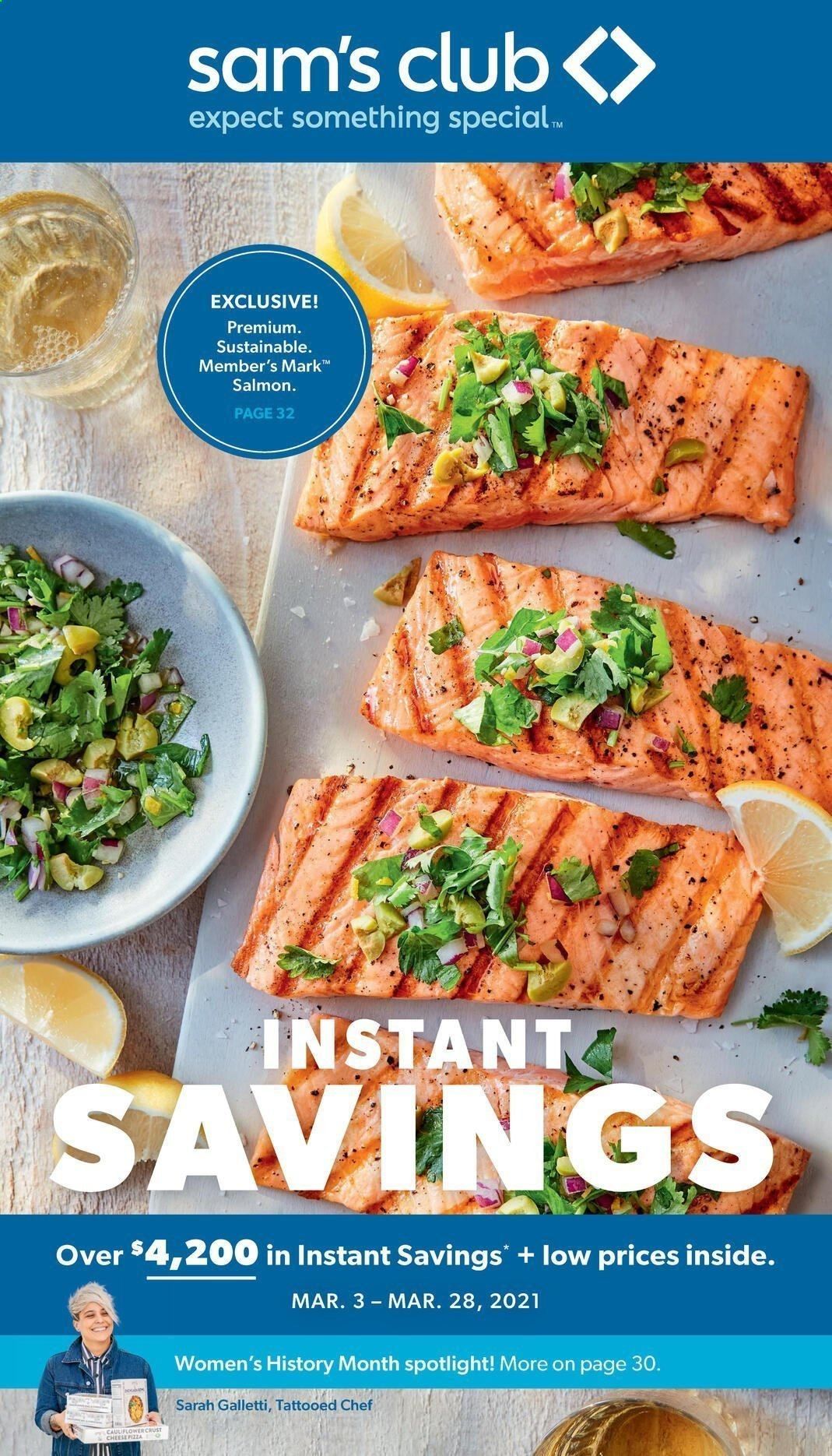 Sam's Club Weekly Ad Flyer March 3 to March 28