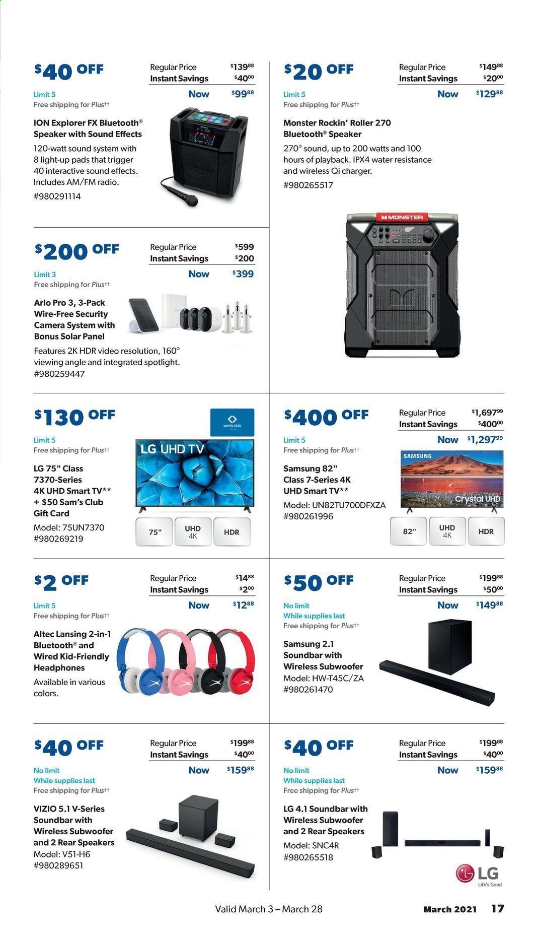 Sam's Club Weekly Ad Flyer March 3 to March 28