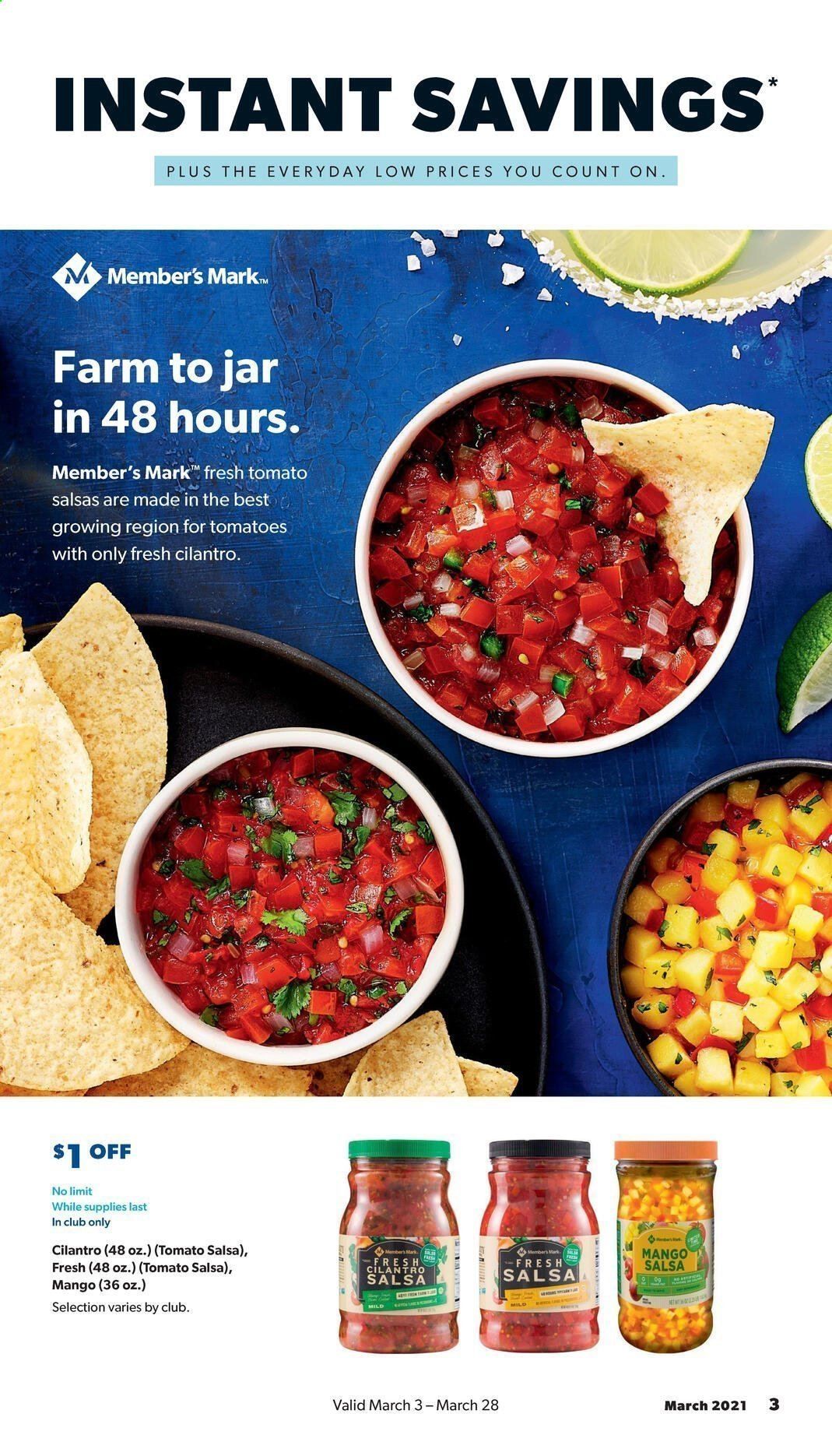 Sam's Club Weekly Ad Flyer March 3 to March 28