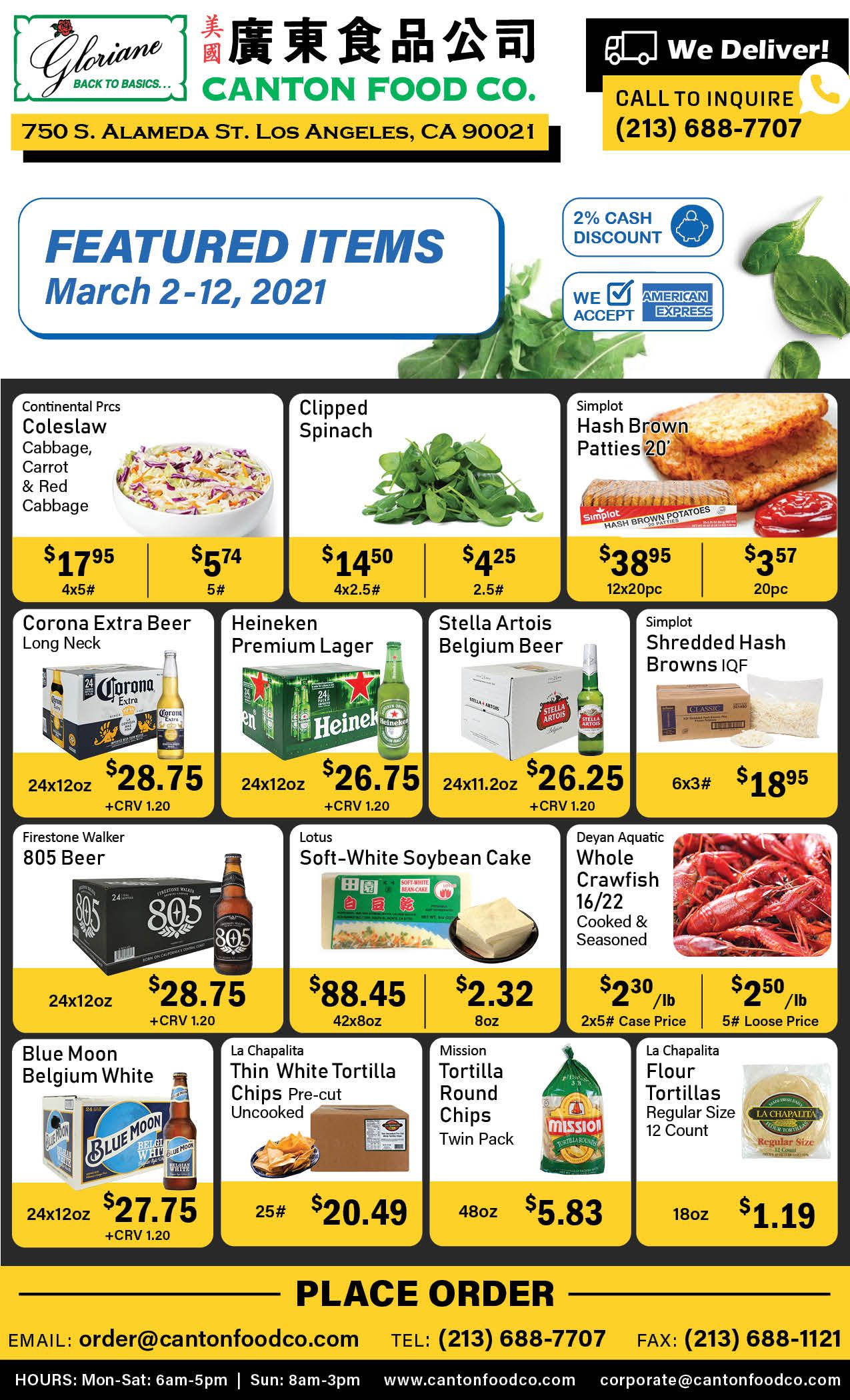 Canton Food Co Weekly Ad Flyer March 2 to March 12, 2021