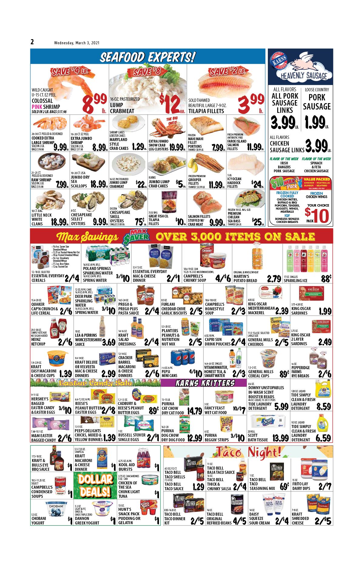Karns Quality Foods Weekly Ad Flyer March 2 to March 8, 2021