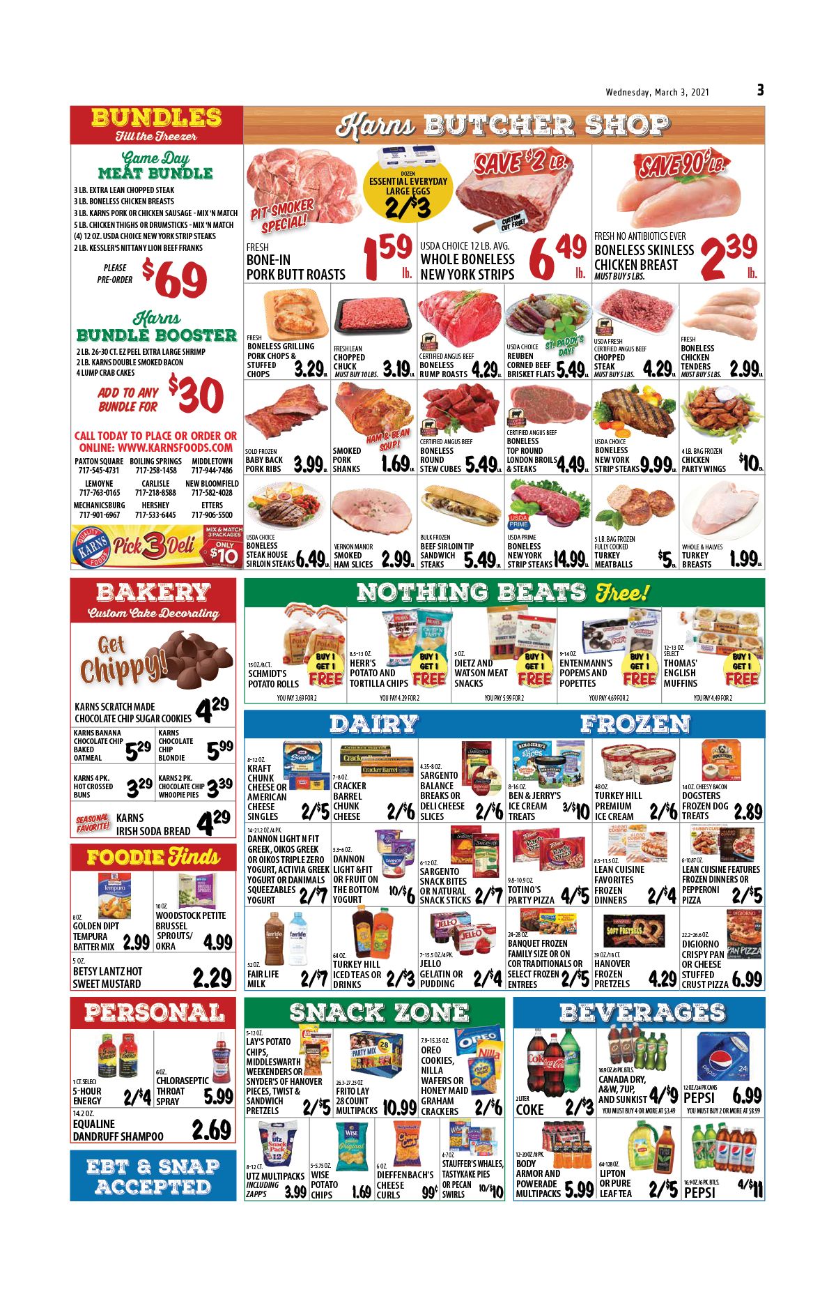 Karns Quality Foods Weekly Ad Flyer March 2 to March 8, 2021