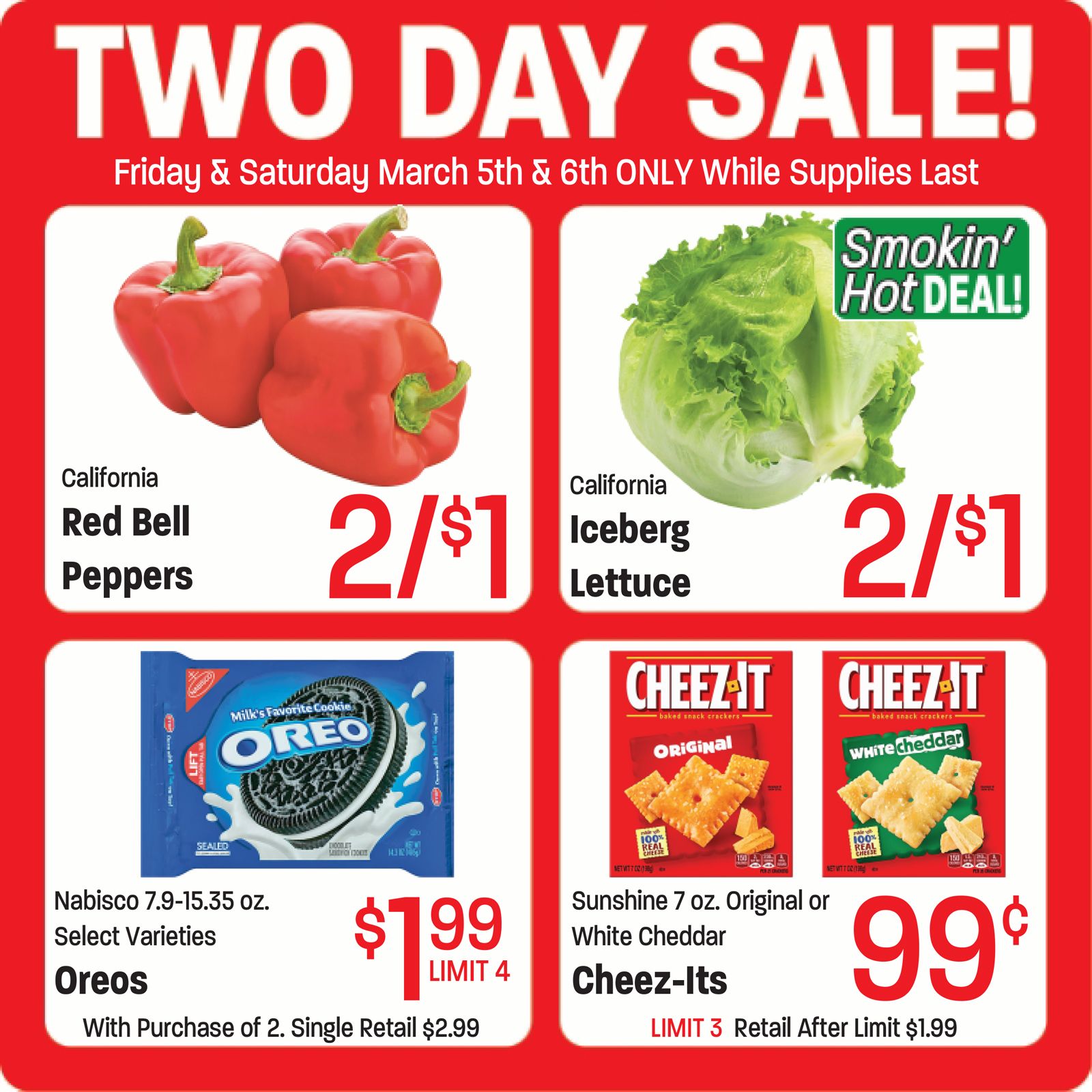 Ridley's Family Market Weekly Ad Flyer March 2 to March 8, 2021