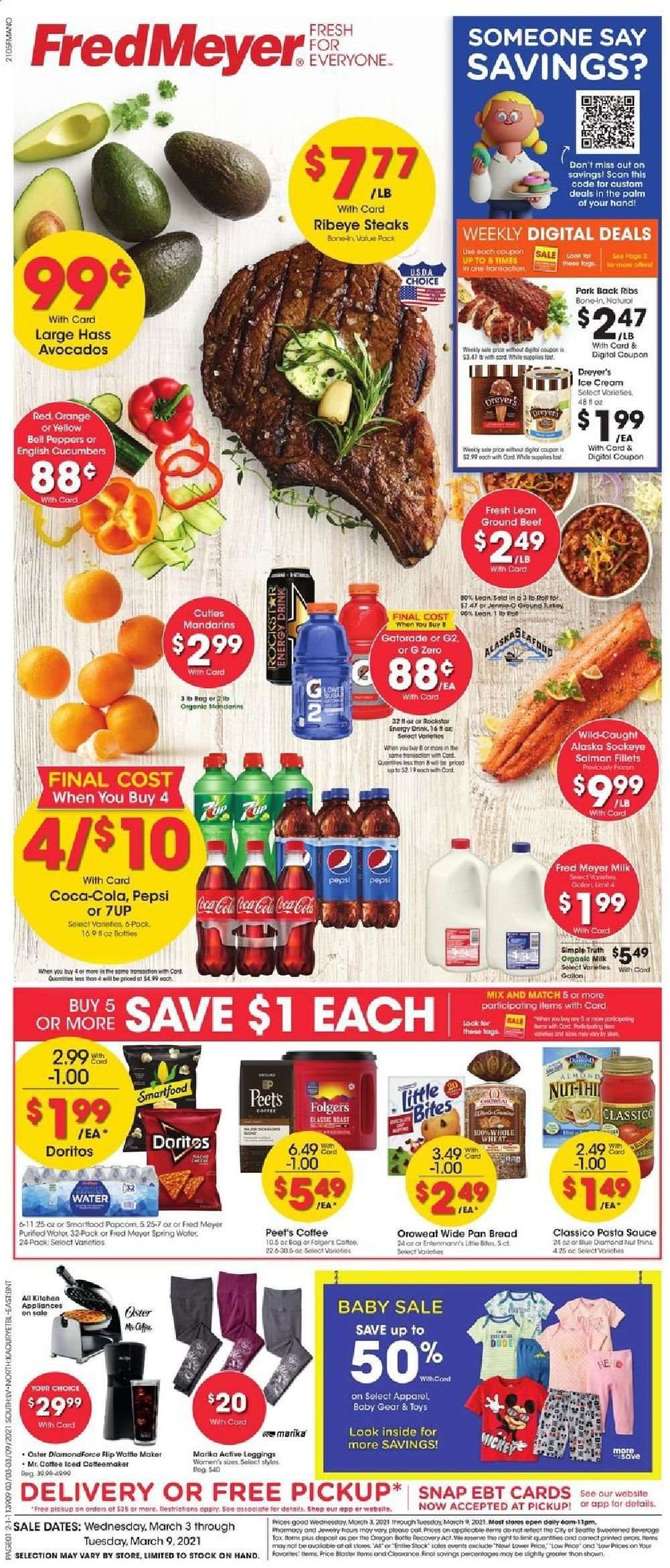 Fred Meyer (DC, DE, NJ, NY, PA, VA) Weekly Ad Flyer March 3 to March 9