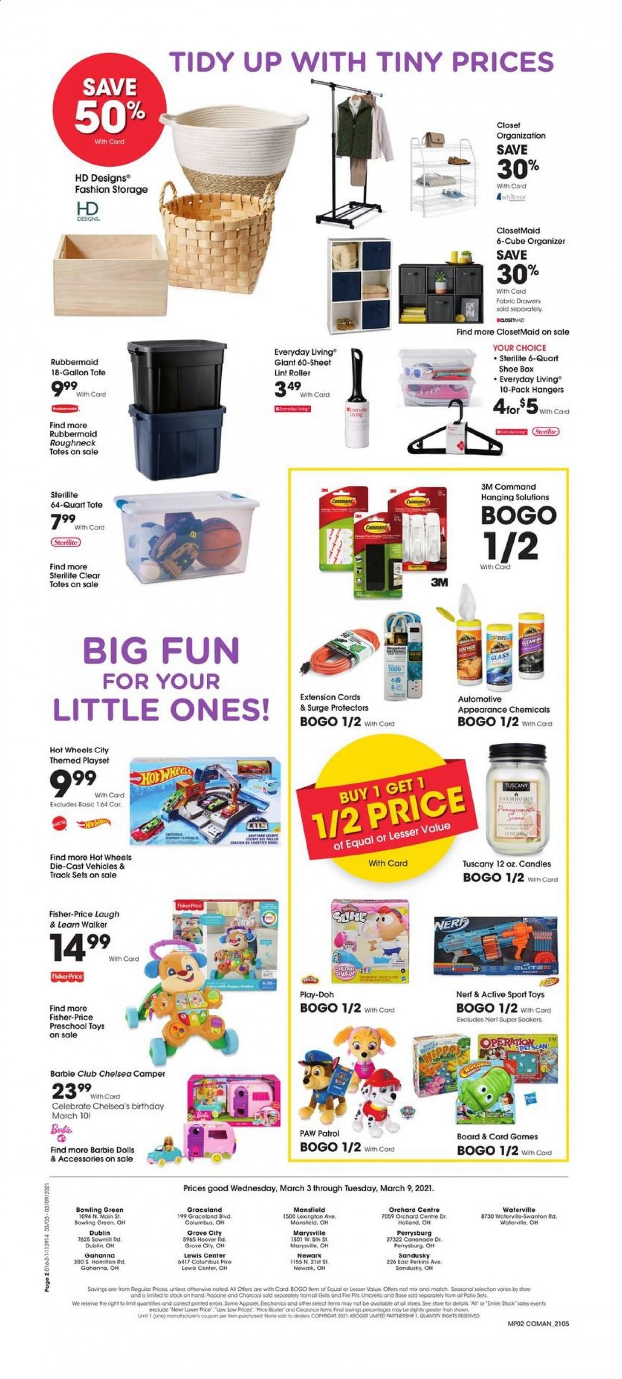 Kroger (GA, IL, LA, MI, OK, SC, TN, TX, VA) Weekly Ad Flyer March 3 to March 9