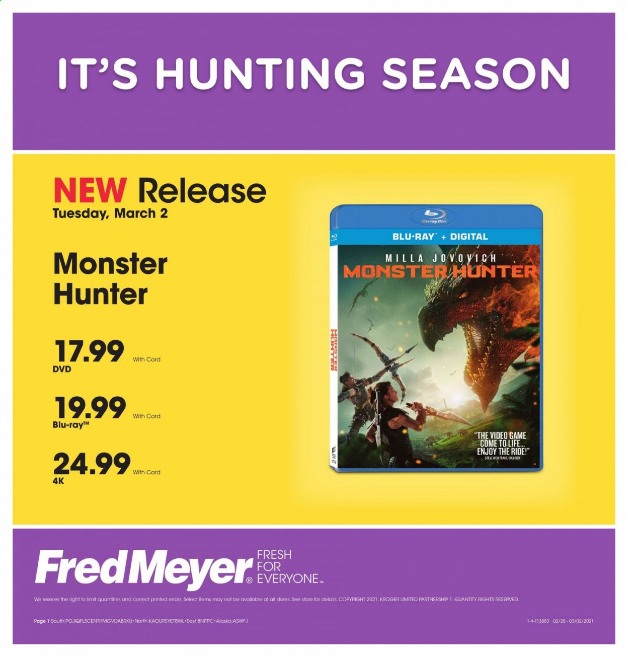 Fred Meyer Weekly Ad Flyer March 2 to March 2
