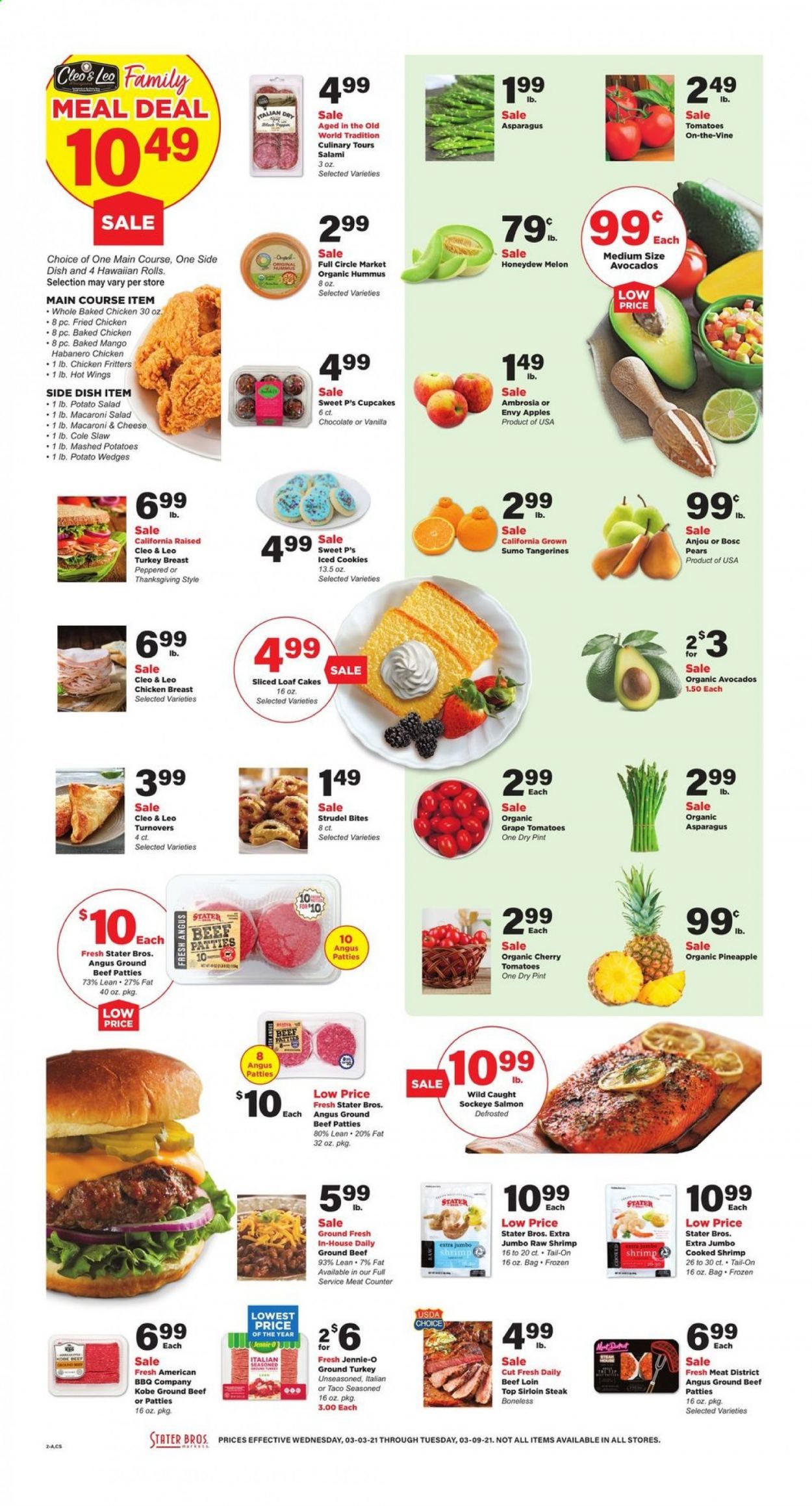 Stater Bros. Weekly Ad Flyer March 3 to March 9