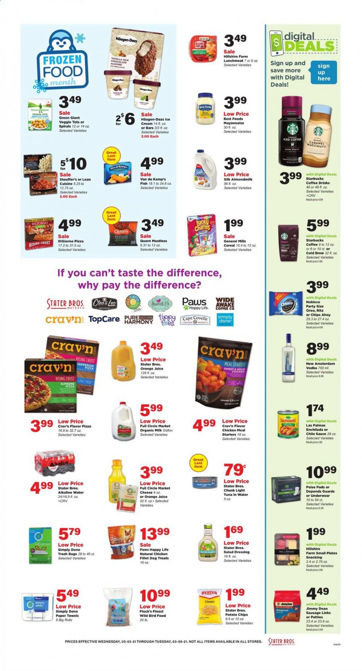 Stater Bros. Weekly Ad Flyer March 3 to March 9