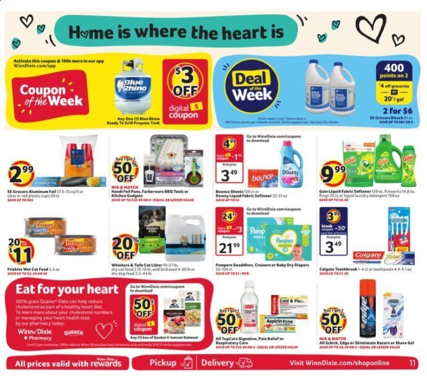 Winn Dixie (AL, FL, GA, LA, MS) Weekly Ad Flyer March 3 to March 9