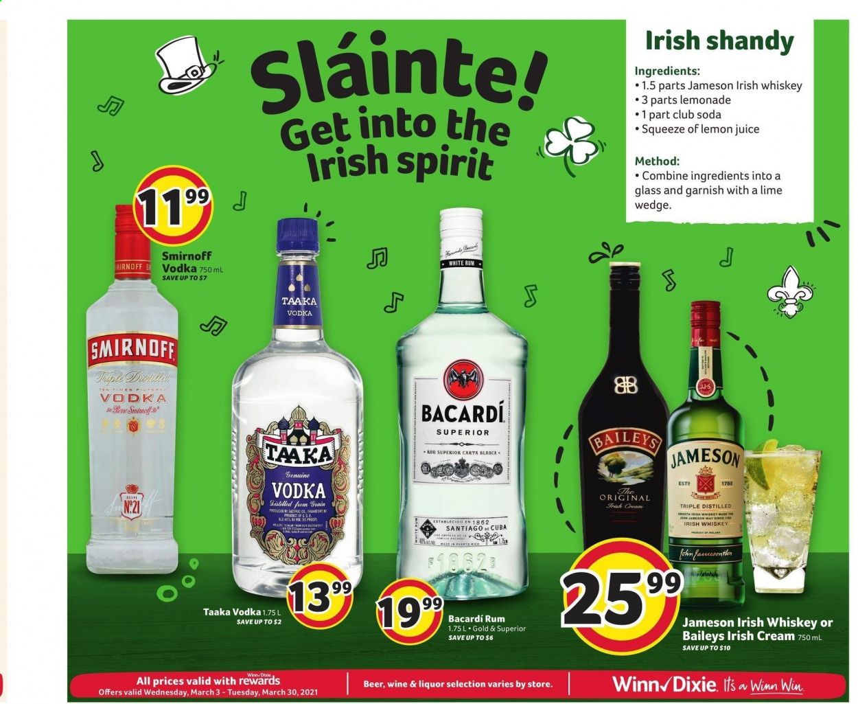 Winn Dixie (AL, FL, GA, LA, MS) Weekly Ad Flyer March 3 to March 9