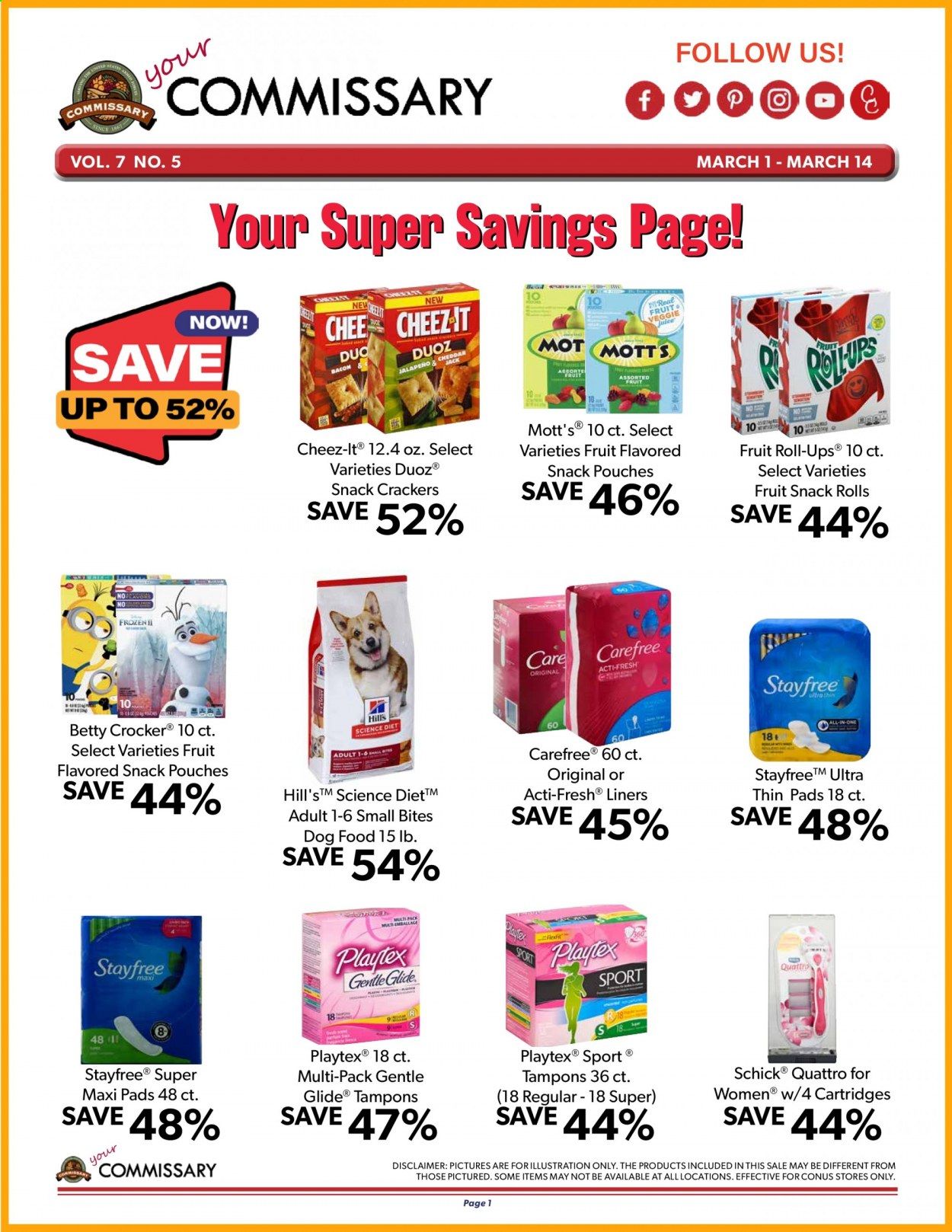 Commissary Weekly Ad Flyer March 1 to March 14