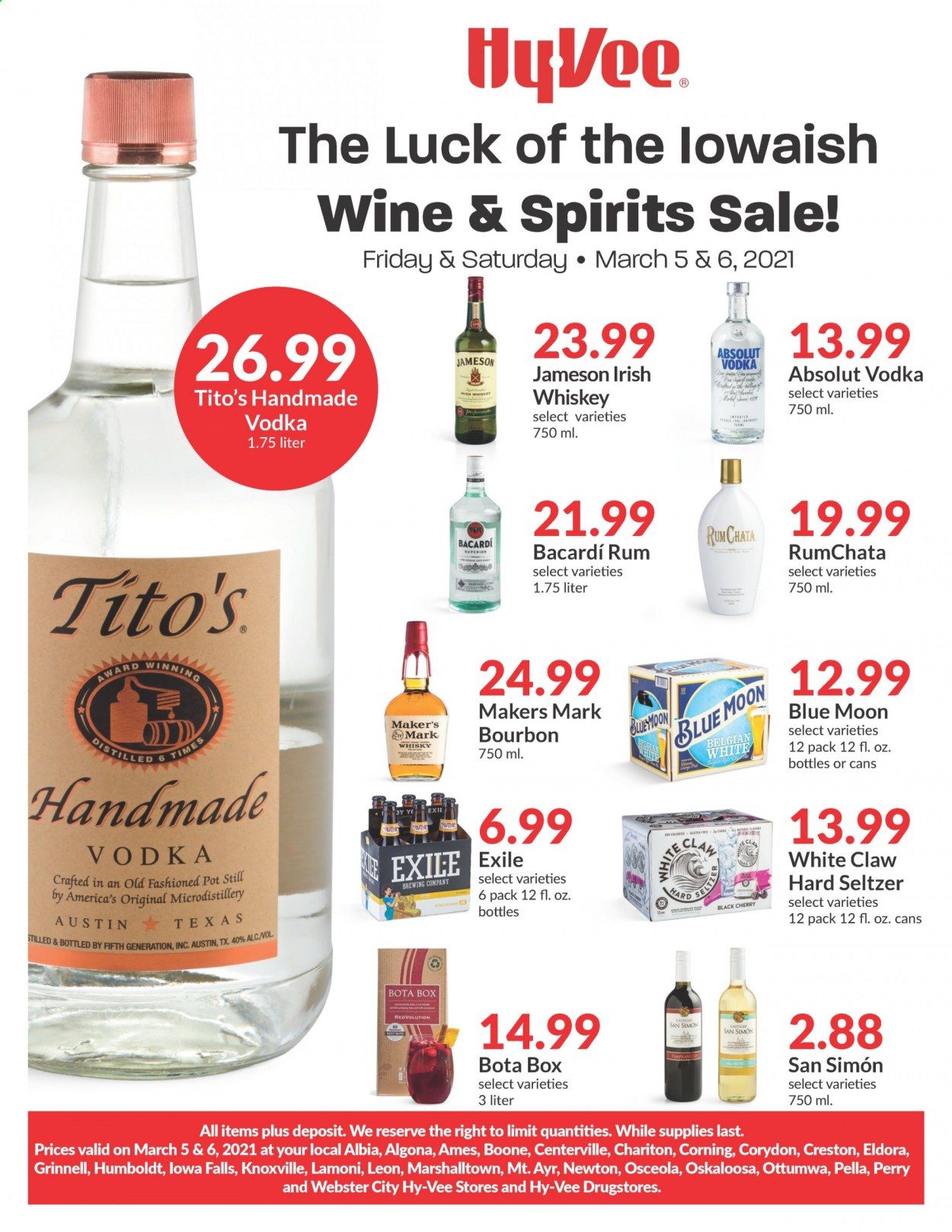 Hy-Vee (IA, IL, KS, MO) Weekly Ad Flyer March 2 to March 9