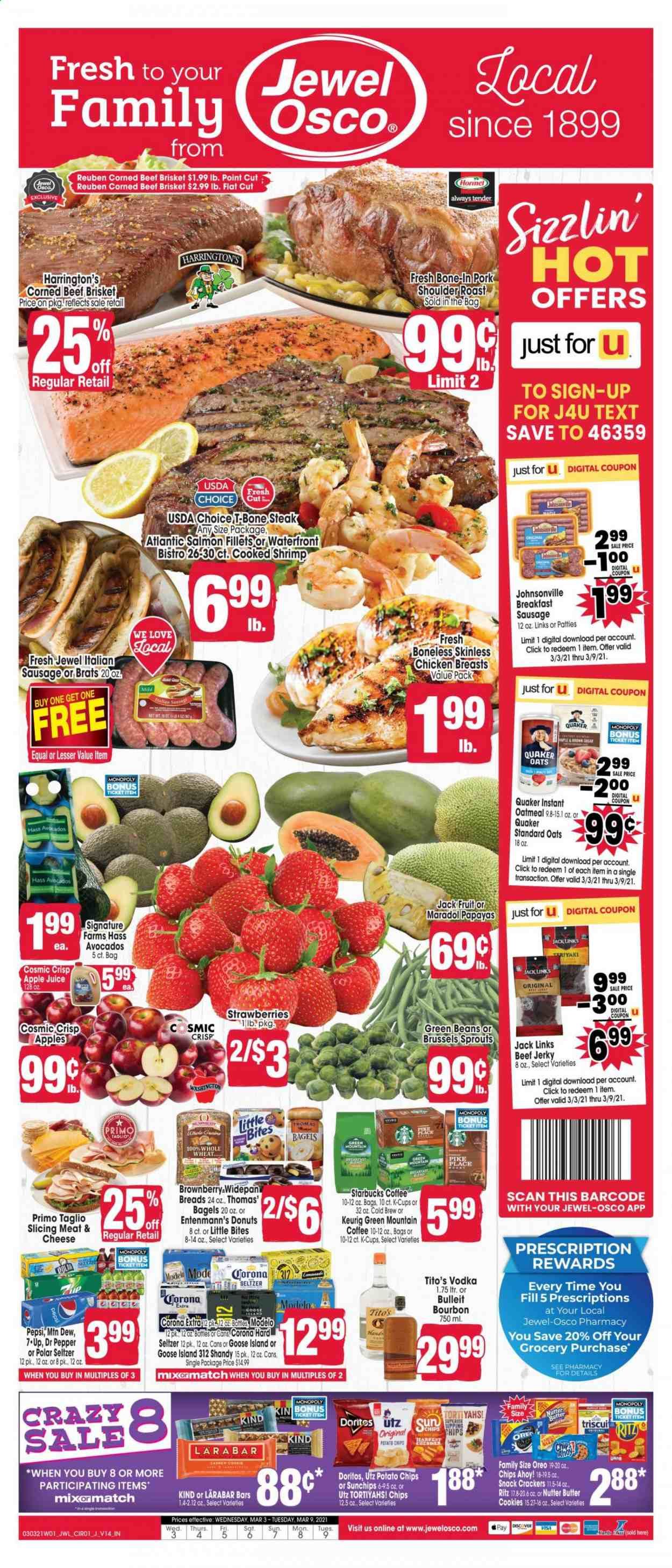 Jewel Osco (IN) Weekly Ad Flyer March 3 to March 9