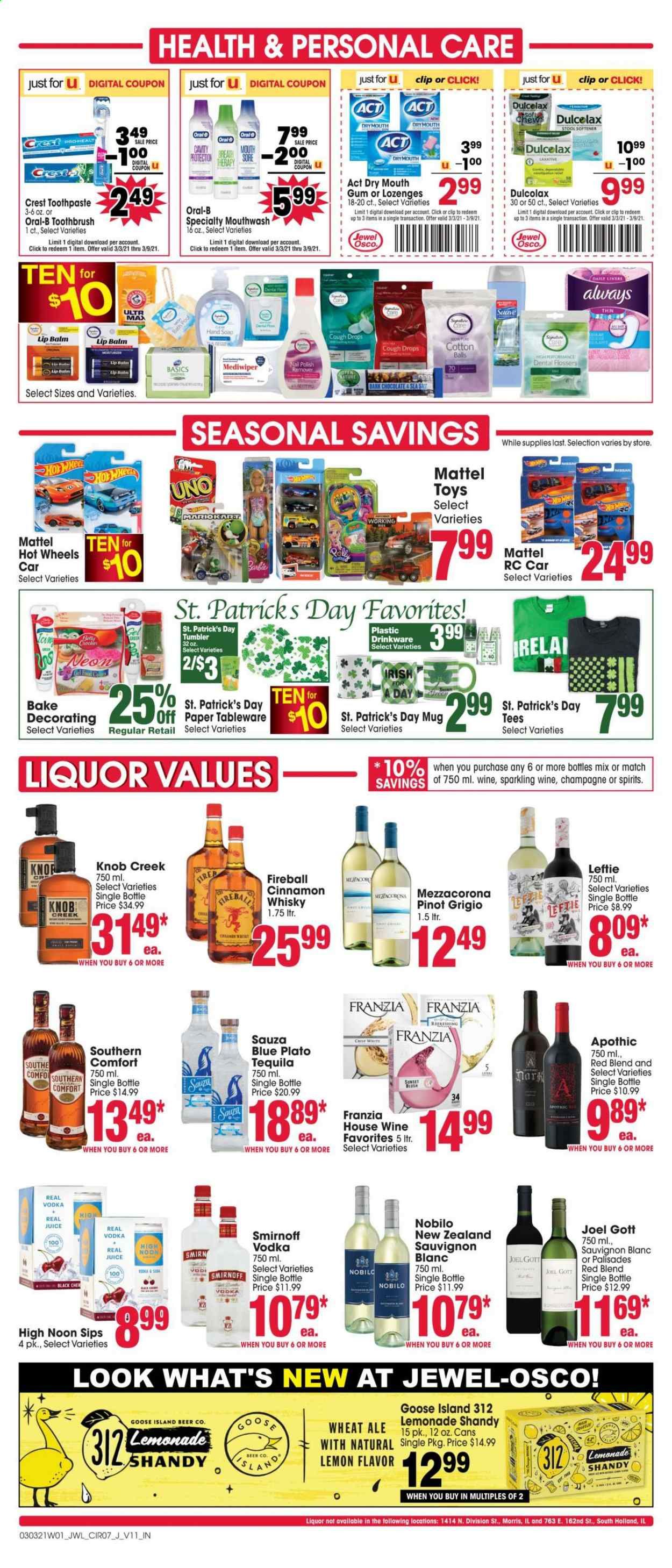 Jewel Osco (IN) Weekly Ad Flyer March 3 to March 9