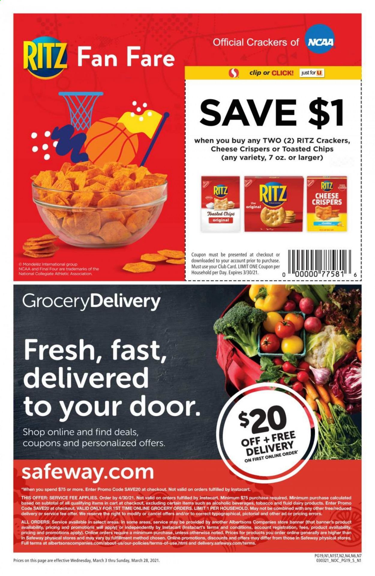 Safeway Weekly Ad Flyer March 3 to March 28
