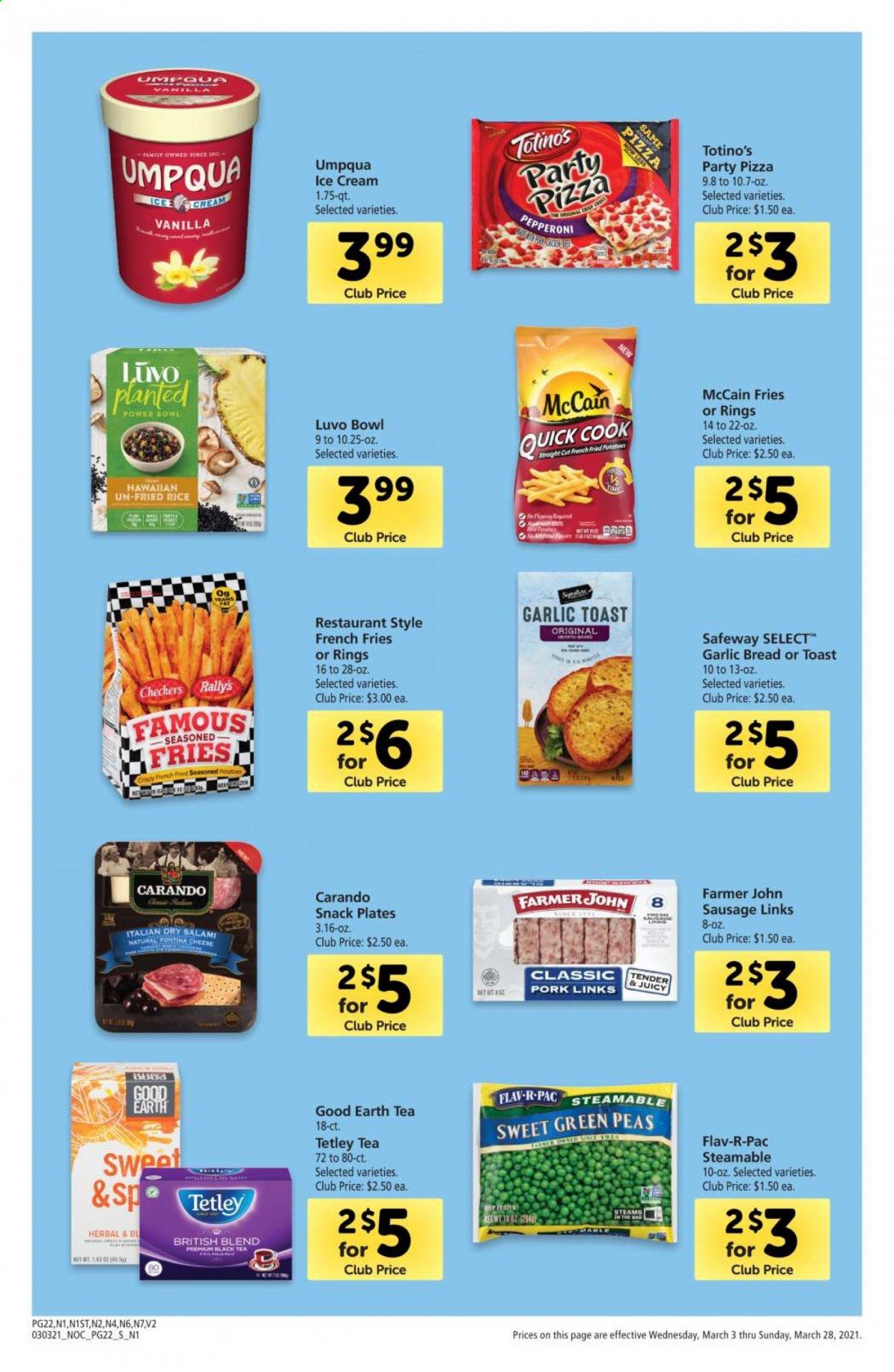 Safeway Weekly Ad Flyer March 3 to March 28