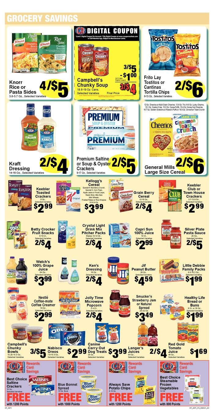C&R Market Weekly Ad Flyer March 3 to March 9, 2021