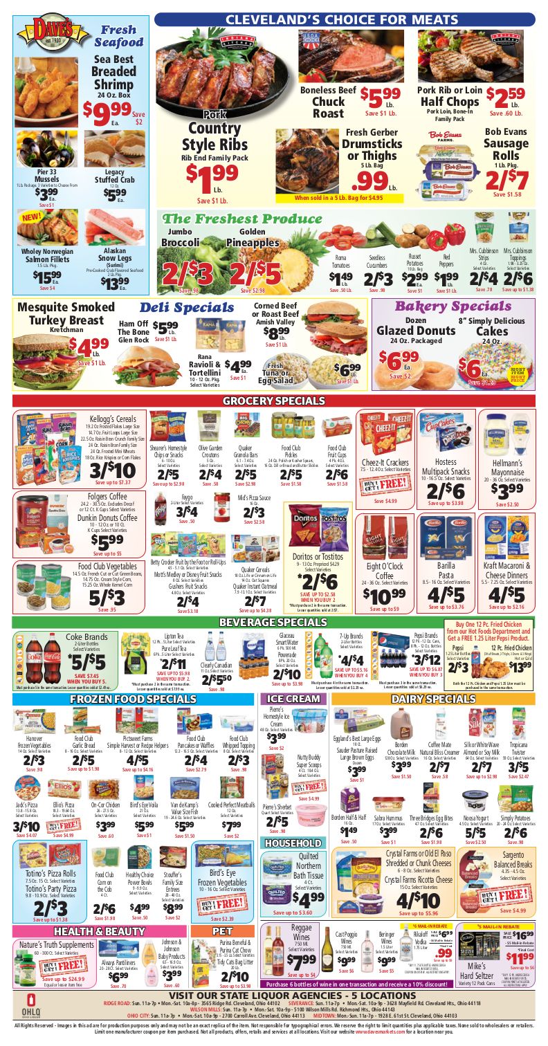 Dave's Markets Weekly Ad Flyer March 3 to March 9, 2021
