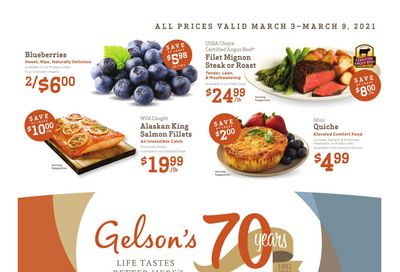 Gelson's Weekly Ad Flyer March 3 to March 9, 2021