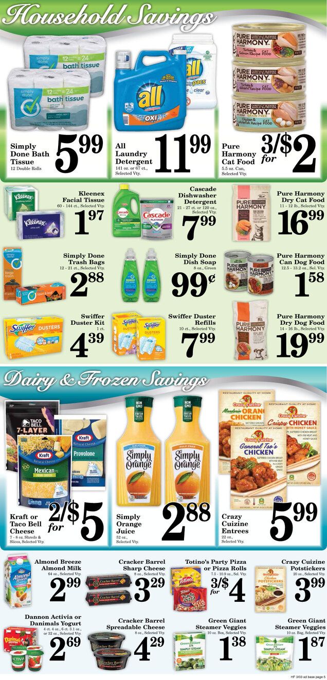 Harvest Foods Weekly Ad Flyer March 3 to March 9, 2021