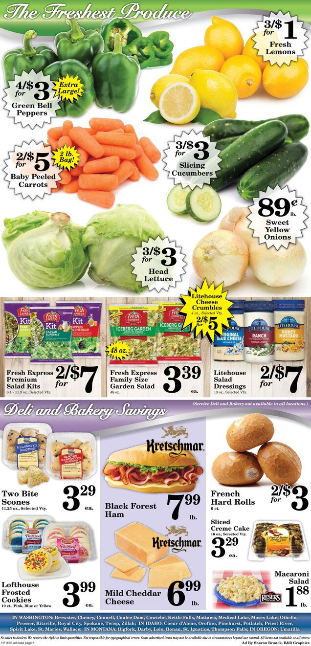 Harvest Foods Weekly Ad Flyer March 3 to March 9, 2021