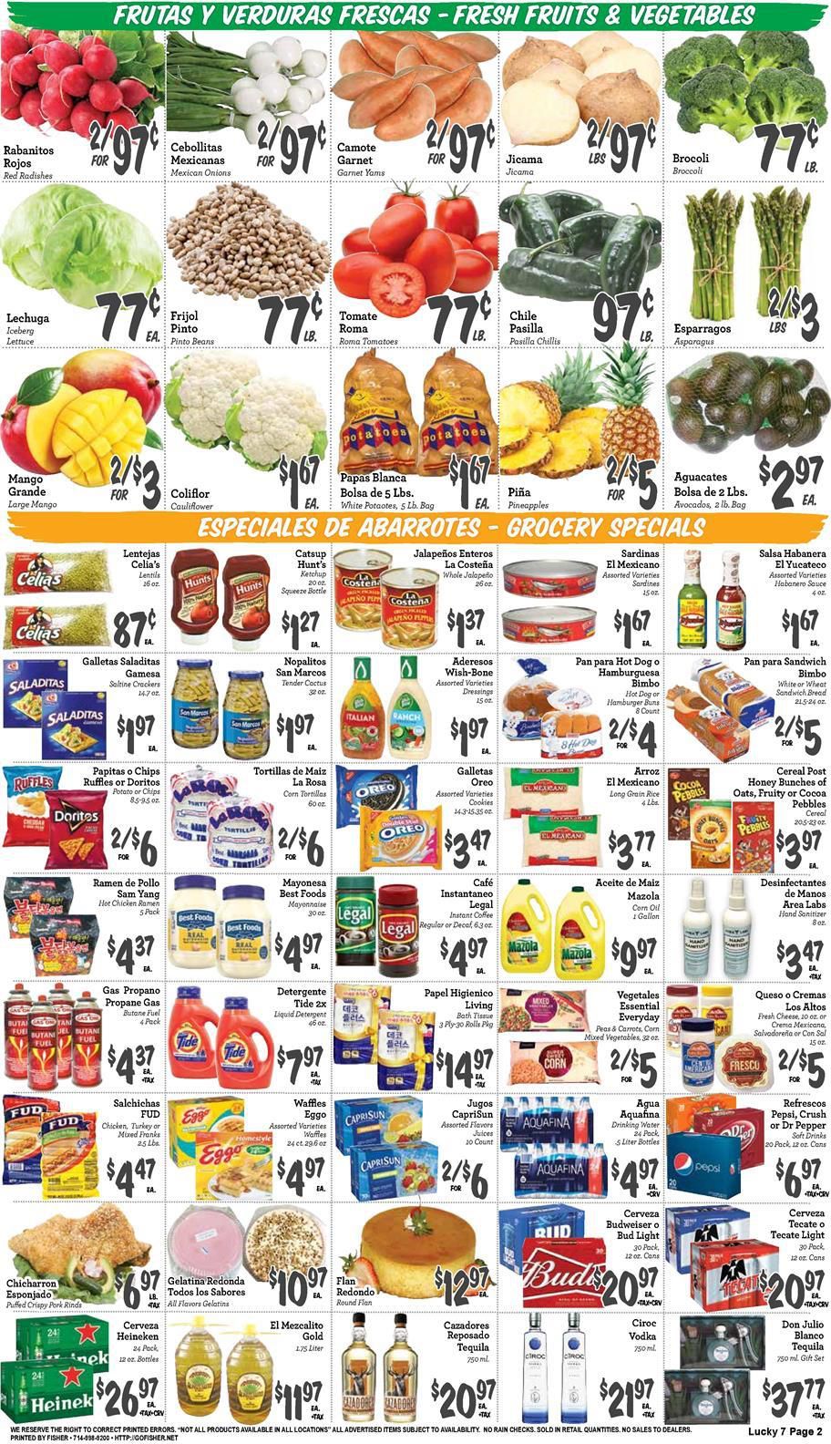 Lucky 7 Supermarket Weekly Ad Flyer March 3 to March 9, 2021