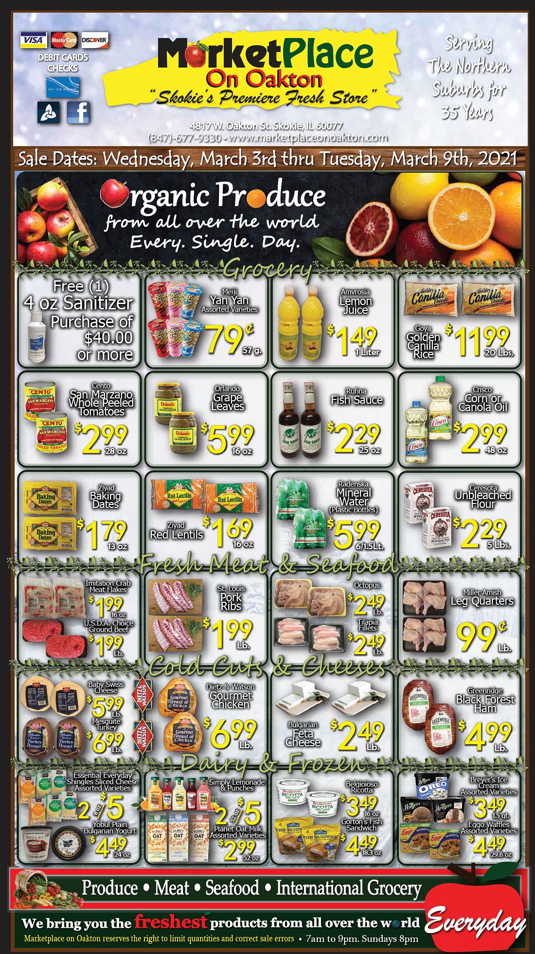 Marketplace On Oakton Weekly Ad Flyer March 3 to March 9, 2021