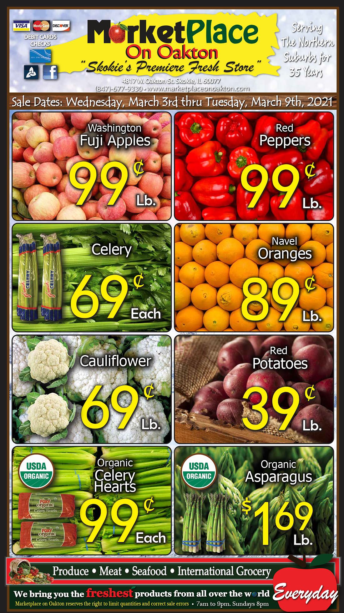 Marketplace On Oakton Weekly Ad Flyer March 3 to March 9, 2021