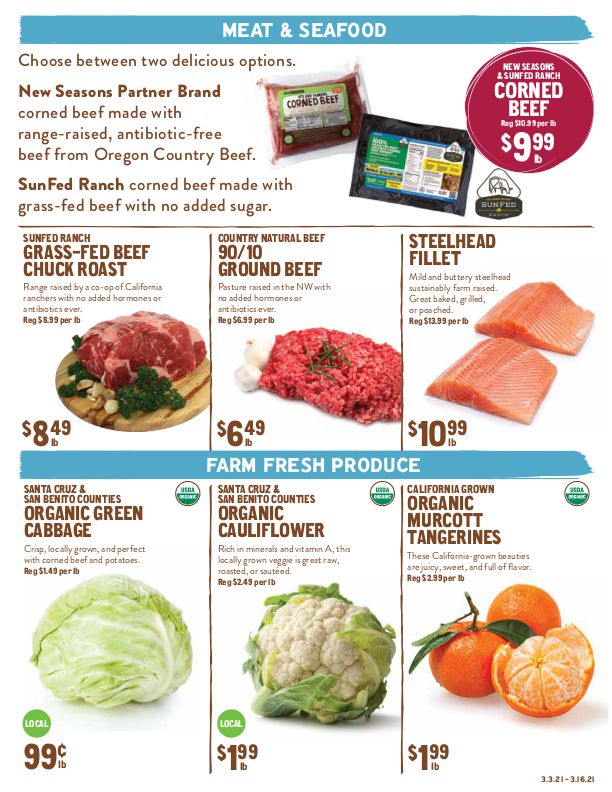 New Seasons Market (CA) Weekly Ad Flyer March 3 to March 16, 2021