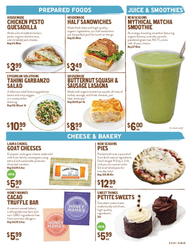 New Seasons Market (CA) Weekly Ad Flyer March 3 to March 16, 2021