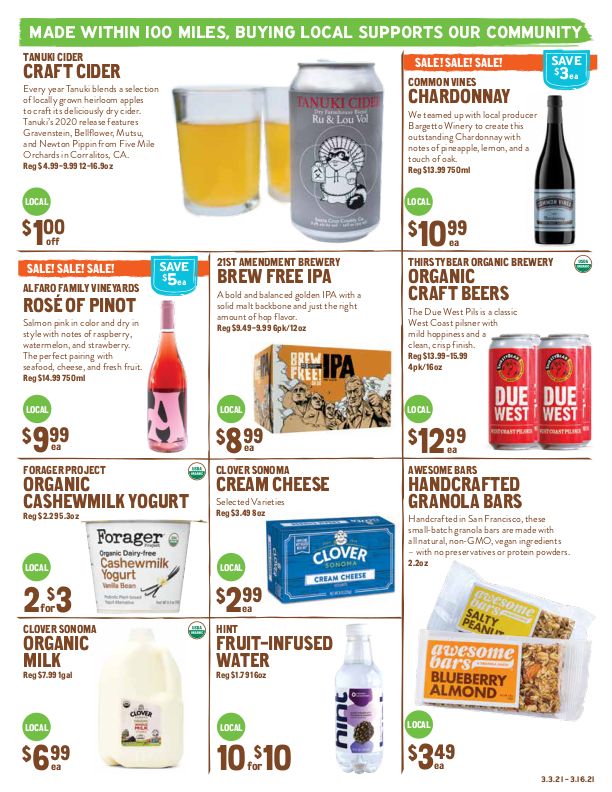 New Seasons Market (CA) Weekly Ad Flyer March 3 to March 16, 2021