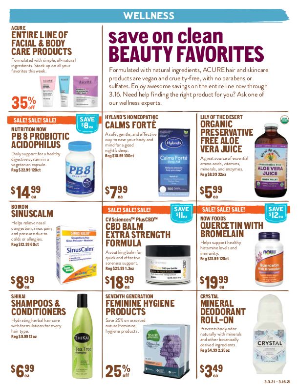New Seasons Market (CA) Weekly Ad Flyer March 3 to March 16, 2021