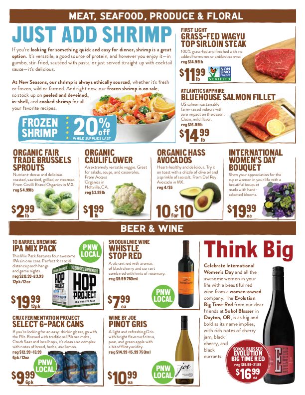 New Seasons Market (OR) Weekly Ad Flyer March 3 to March 9, 2021