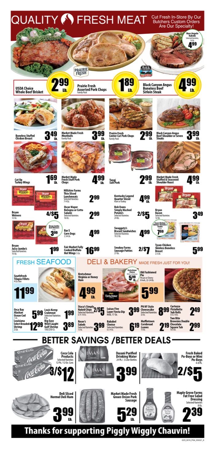 Piggly Wiggly (LA) Weekly Ad Flyer March 3 to March 9, 2021