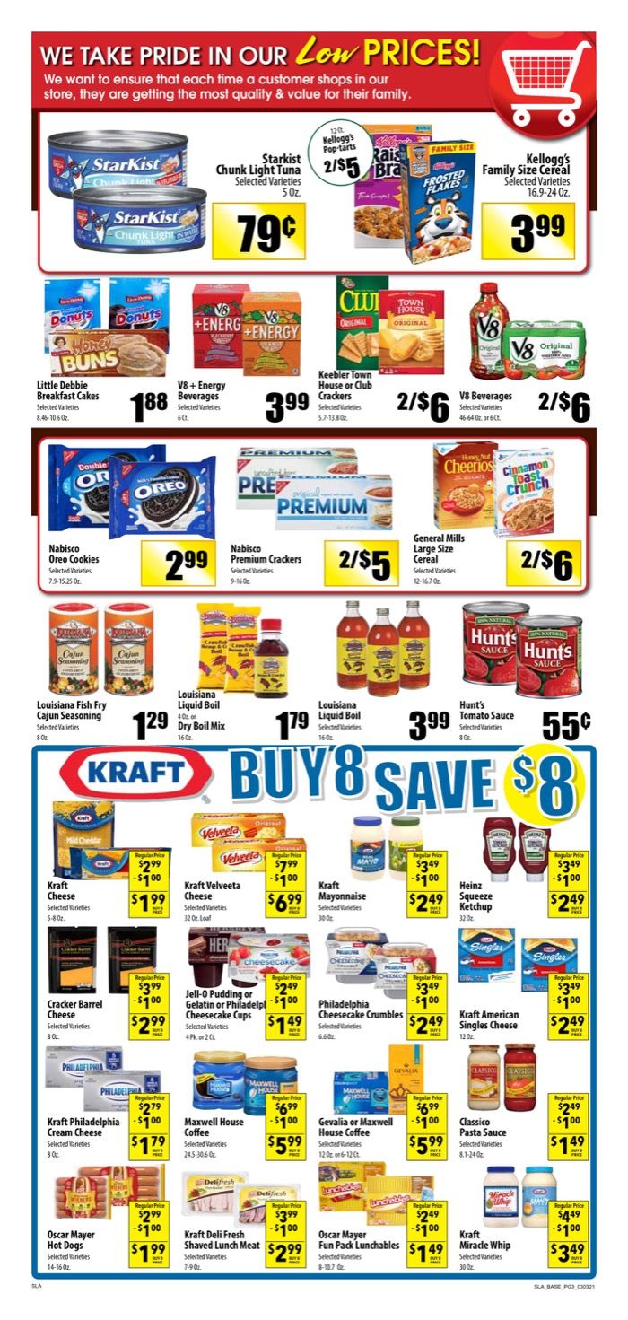 Piggly Wiggly (LA) Weekly Ad Flyer March 3 to March 9, 2021