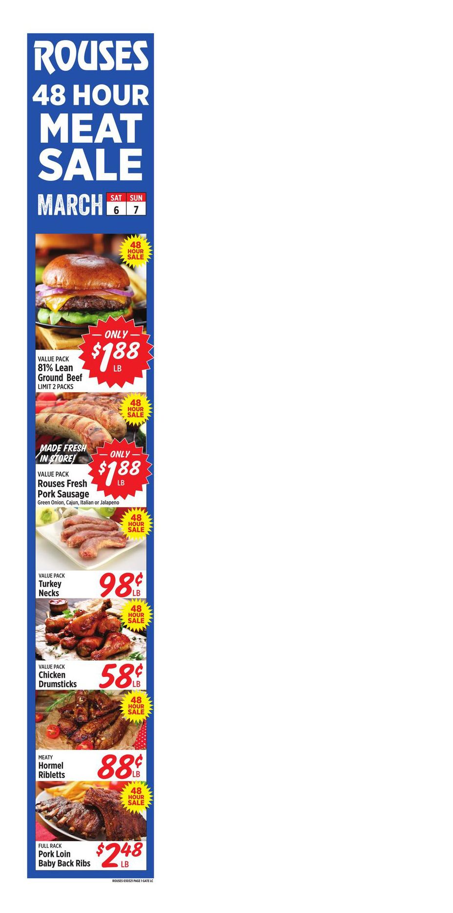 Rouses Markets Weekly Ad Flyer March 3 to March 9, 2021
