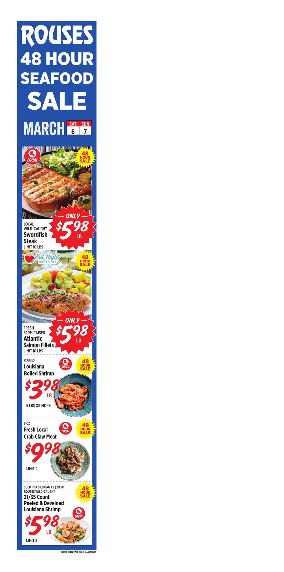 Rouses Markets Weekly Ad Flyer March 3 to March 9, 2021
