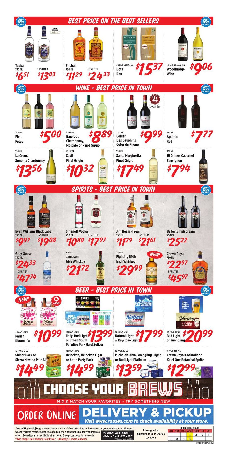 Rouses Markets Weekly Ad Flyer March 3 to March 9, 2021