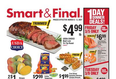 Smart & Final Weekly Ad Flyer March 3 to March 9, 2021