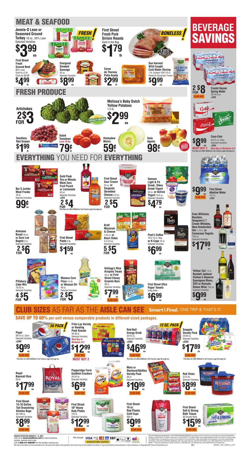 Smart & Final Weekly Ad Flyer March 3 to March 9, 2021