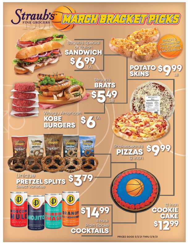 Straub's Weekly Ad Flyer March 3 to March 9, 2021