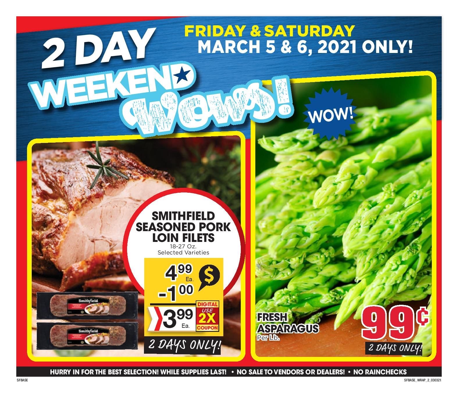 Sunshine Foods Weekly Ad Flyer March 3 to March 9, 2021