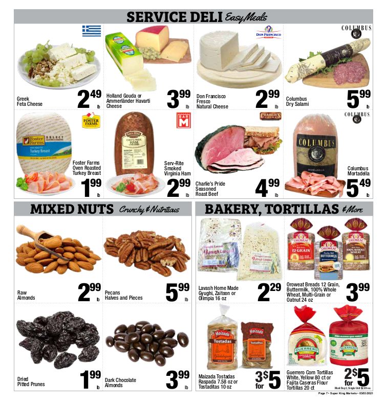 Super King Markets Weekly Ad Flyer March 3 to March 9, 2021