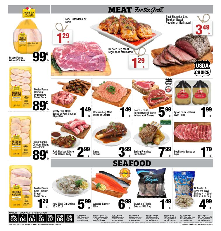 Super King Markets Weekly Ad Flyer March 3 to March 9, 2021